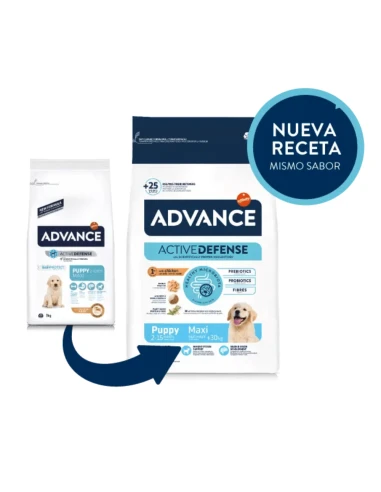 Pienso para Perro Cachorro Maxi ADVANCE Puppy Protect de Pollo y Arroz 12kg